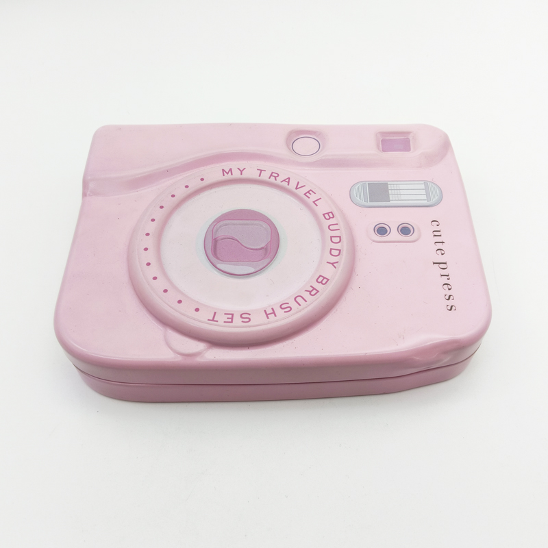 camera shaped tinbox