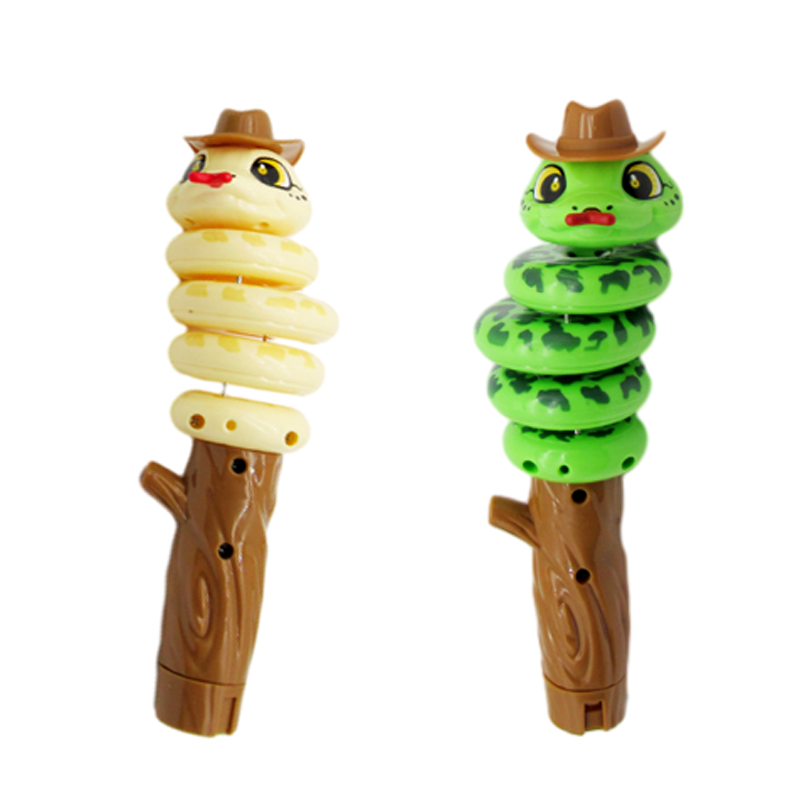 candy toy with snake whistle
