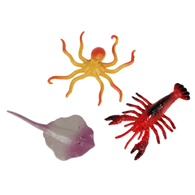 TPR sea animal figurines （12 styles…