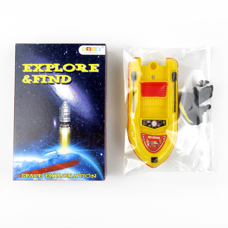 Wind up boat