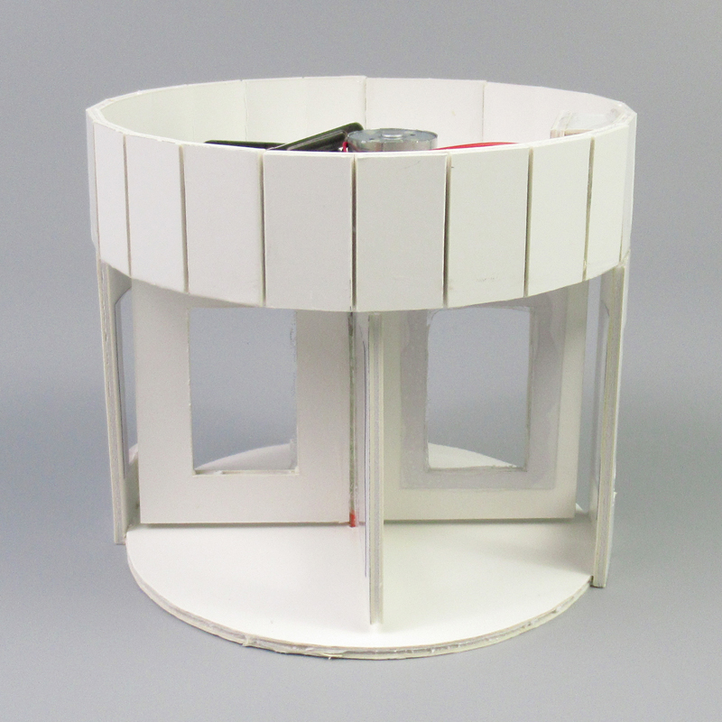 DIY Human body sensing revolving door